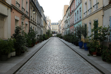 Fototapeta na wymiar Paris - Rue Crémieux