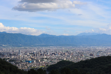 甲府の街並み（山梨県甲府市）kofu city,yamanashi pref,japan