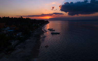 Fototapeta premium Sundown before dusk