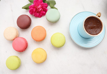 macaron and flower