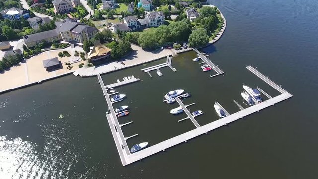 Moskow, Russia - MAY 15, 2018 amphibious vehicle , WaterCar Panther , Red Car , swimming on the river by car