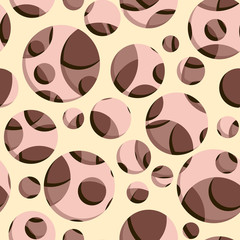 Seamless background with round holes on sheet.
