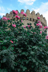 Old town and parks of Baku, the capital of Azerbaijan