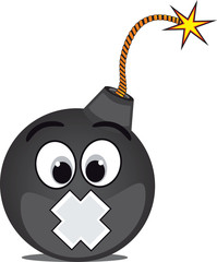 cartoon bomb