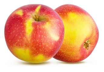 Apples isolated on white background with clipping path