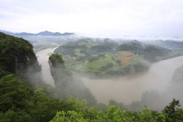 panoramic view of korea 한국 여행