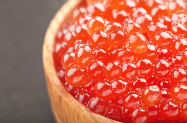 red caviar healthy and tasty