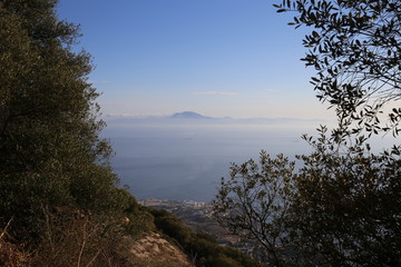 view from the top of mountain gibraltar