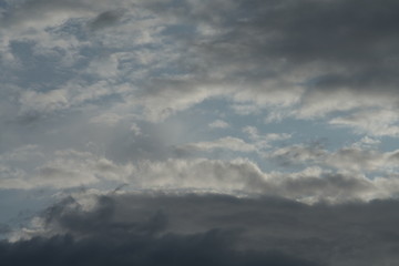 Cloudy beautyful evening sky backdrop 