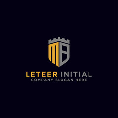 logo design inspiration, for companies from the initial letters to the MB logo icon. -Vectors