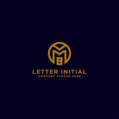 logo design inspiration, for companies from the initial letters to the MB logo icon. -Vectors