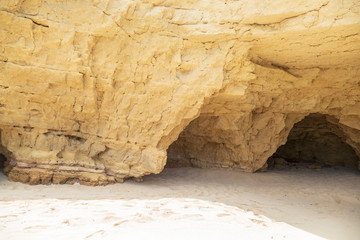 The natural caves at cupecoy beach on the beautiful island of St.Maarten/St.Martin