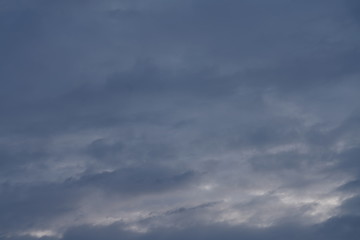 Cloudy beautyful evening sky backdrop 