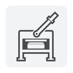 Paver block brick floor work vector icon design.