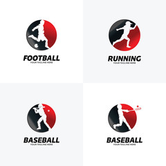 Set of Sport Logo Design Templates