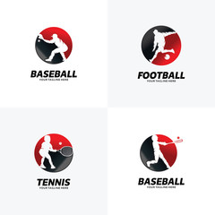 Set of Sport Logo Design Templates