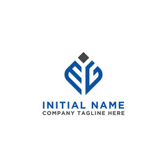 logo design inspiration, for companies from the initial letters MG logo icon. -Vectors
