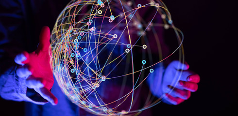  touching global network and data customer connection