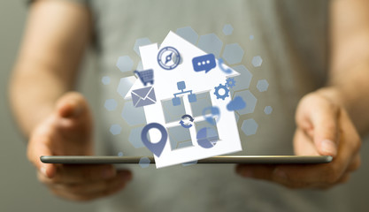 Smart home and future concept