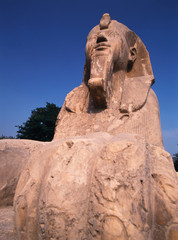 Egypt, Giza, Sculpture of Great Sphinx