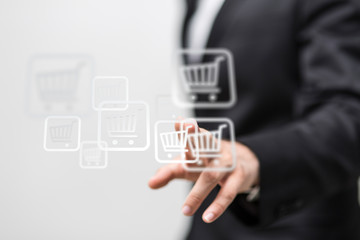 percent shopping digital in hand