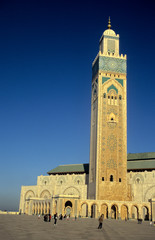 Fototapeta premium North Africa, Morocco, casablanca. Hassan II Mosque