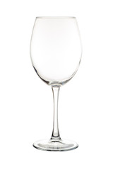 Empty wine glass
