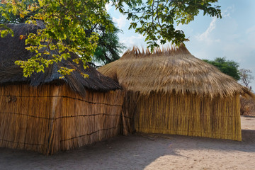 Traditional house, Kwando Traditional Village, Zambezi Region, Namibia