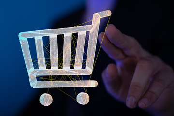 concept sale digital in hand