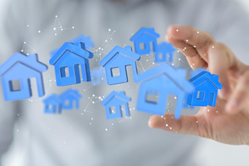 Model of the house and digital iot