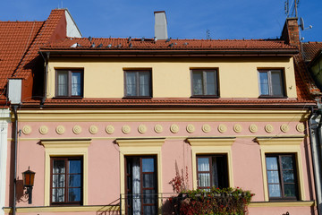 Naklejka premium Buildings in Sadnomierz