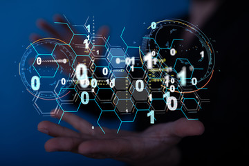 Software, web development, programming concept. Abstract Programming