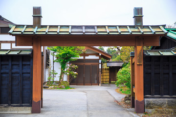 Fototapeta na wymiar Japanese house in Nikko Japan.