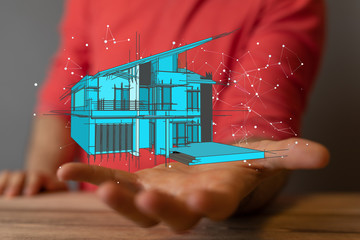 Model of the house and digital iot