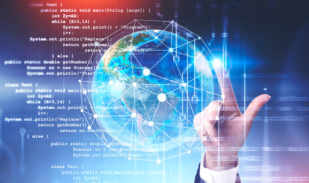 Hand working with network interface, code