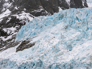 Glaciers of Drygalski Fjord at the southern end of South Georgia.