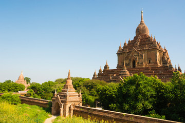 Fototapeta premium Myanmar. Bagan. Htilominlo Temple.