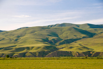 Fototapeta na wymiar Landscape near Uplistsikhe, Georgia