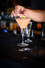 passion fruit & prosseco cocktail 