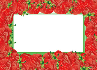 Erdbeer Rahmen