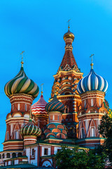 Fototapeta na wymiar St. Basil's Cathedral, Red Square, Moscow