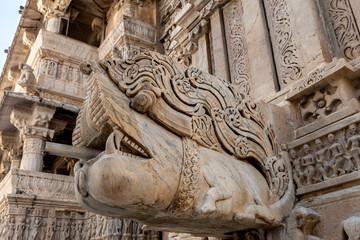 Bas Relief. Jagdish Temple. Udaipur Rajasthan. India.