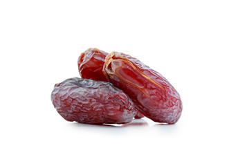 Date palm fruit isolated on white background