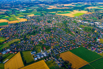 Stadt Twistringen in Niedersachsen aus der Luft
