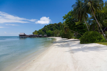 Tropical beach, Palau Pangkor Laut, West coast, Malaysia