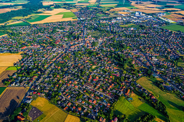 Stadt Twistringen in Niedersachsen aus der Luft