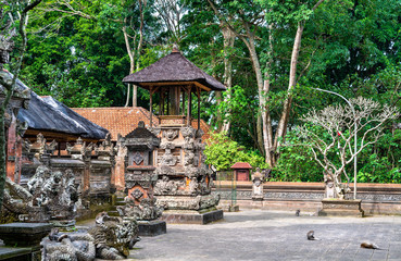 Fototapeta premium Pura Dalem Agung Padangtegal Temple at Monkey Forest Sanctuary on Bali, Indonesia