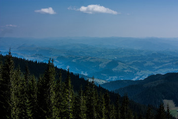 Panoramic view from Bila Kobyla