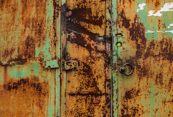 Rust metal cracked texture