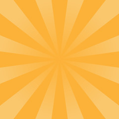 Pattern with Summer Sun Rays. Vector Illustration